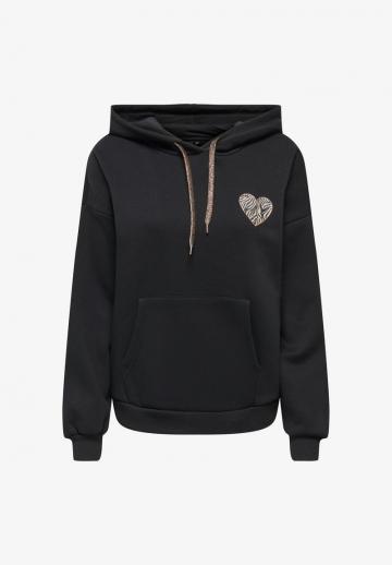 Пуловер с капюшоном