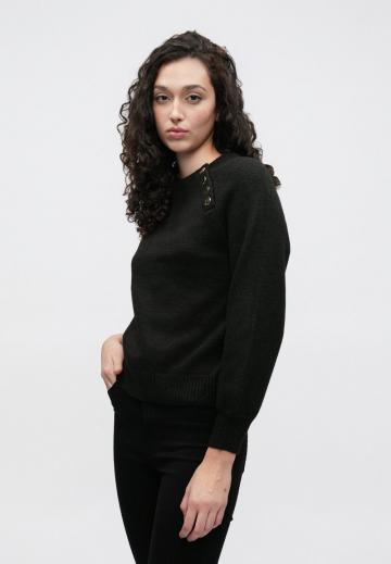 Длинный пуловер