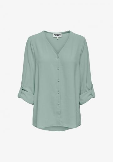 Атласная блузка