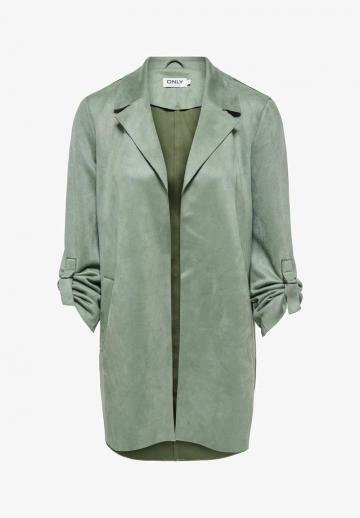 Пальто из искусственной кожи