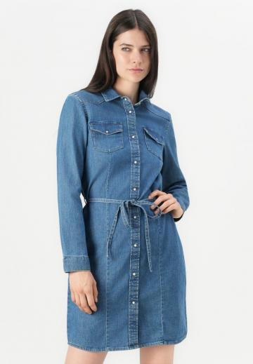 Джинсовое платье