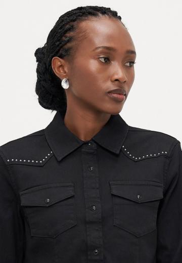 Джинсовая блузка