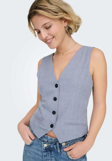 Джинсовая жилетка