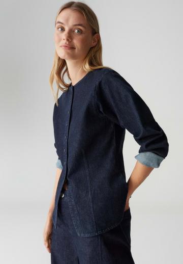 Джинсовая блузка