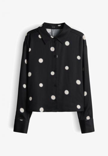 Атласная блузка