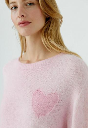 Пуловер с рукавом три четверти