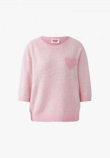 Пуловер с рукавом три четверти