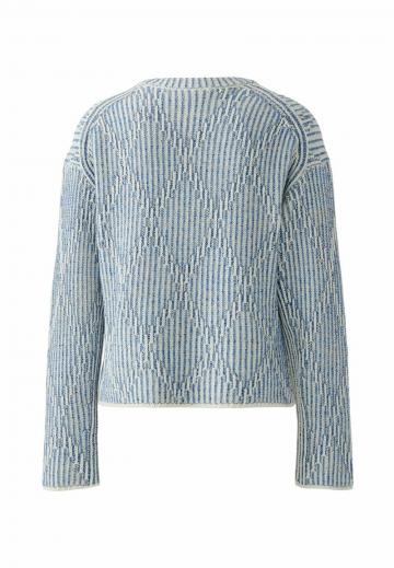 Пуловер в полоску