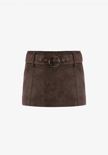 Кожаная юбка
