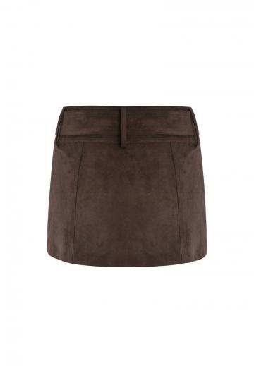 Кожаная юбка