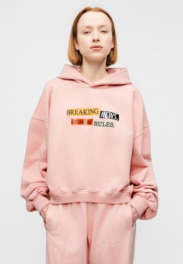 Пуловер с капюшоном