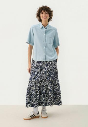 Джинсовая блузка