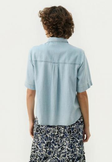 Джинсовая блузка