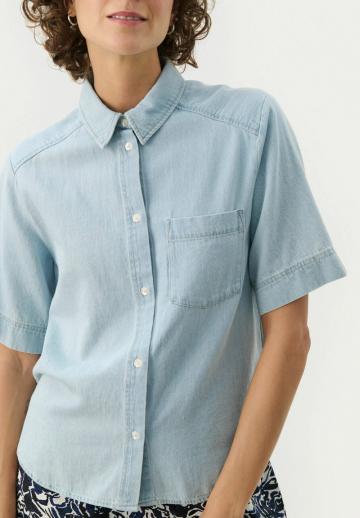 Джинсовая блузка