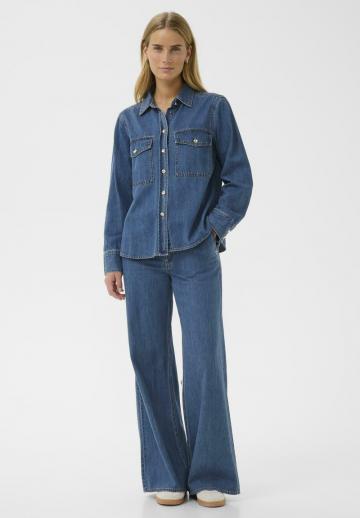 Джинсовая блузка