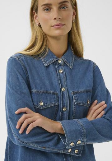 Джинсовая блузка