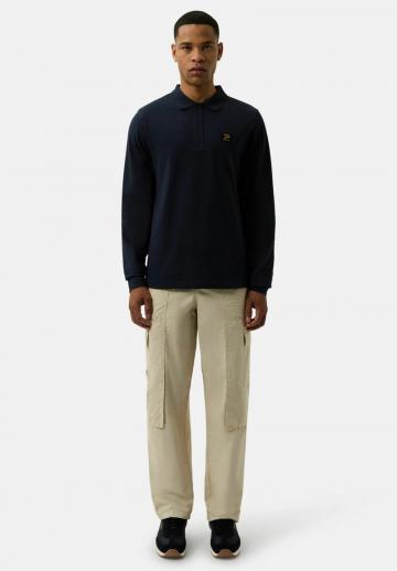 Поло с длинным рукавом