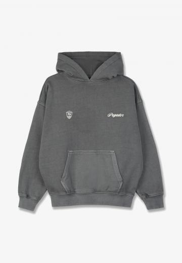 Пуловер с капюшоном