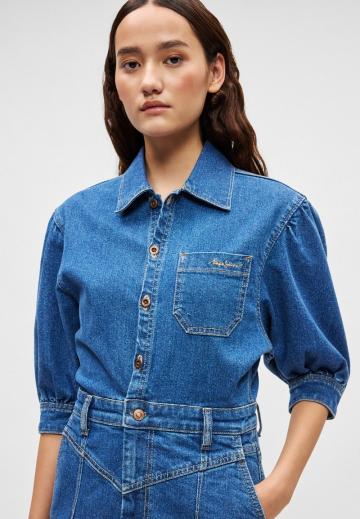 Джинсовое платье