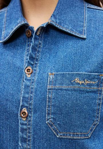 Джинсовое платье