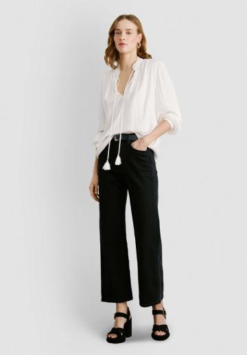 Атласная блузка