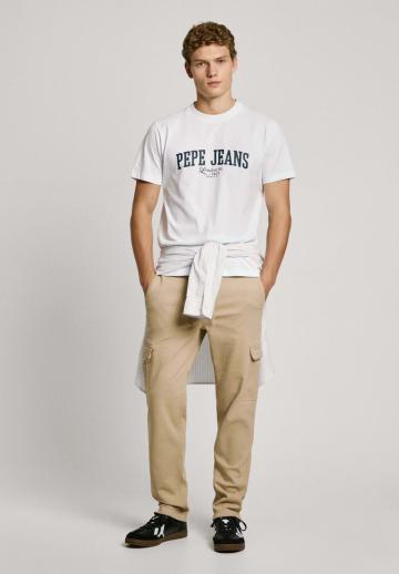 Брюки с накладными карманами