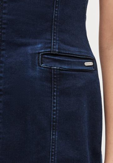 Джинсовое платье