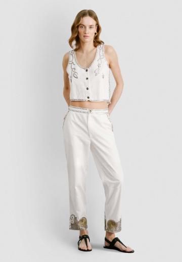 Джинсовая жилетка