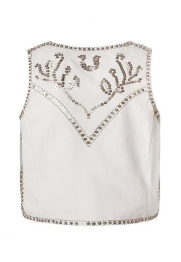 Джинсовая жилетка