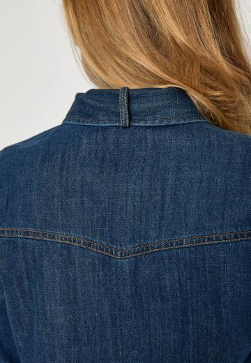 Джинсовая блузка