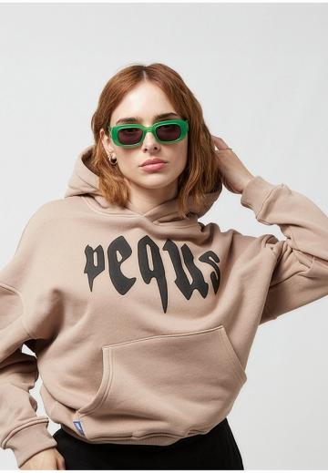 Пуловер с капюшоном