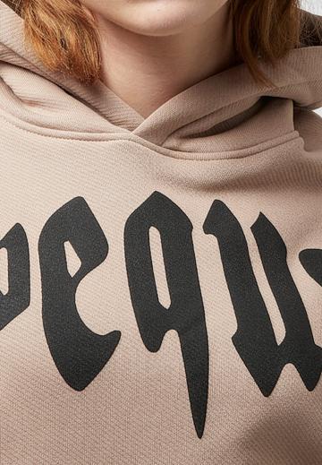 Пуловер с капюшоном