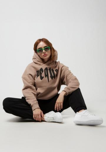 Пуловер с капюшоном