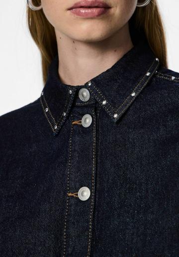 Джинсовая блузка