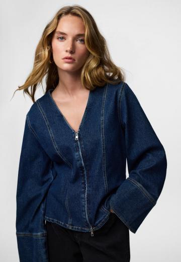 Джинсовая блузка