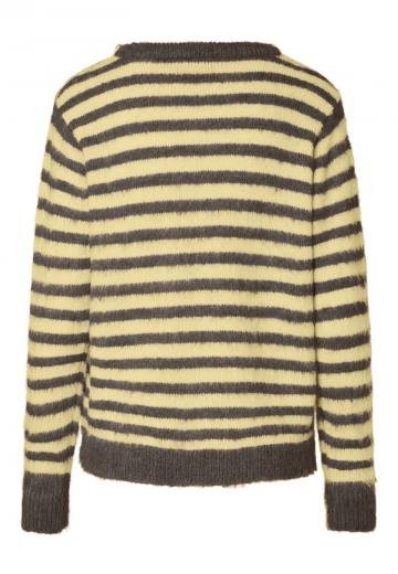 Пуловер в полоску