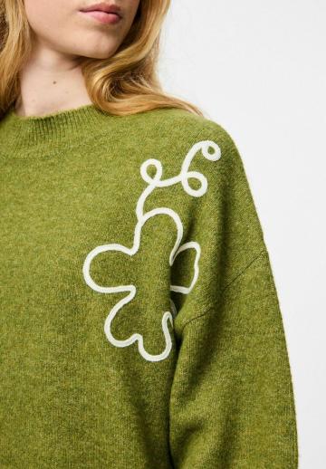 Длинный пуловер