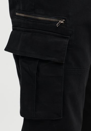 Брюки с накладными карманами