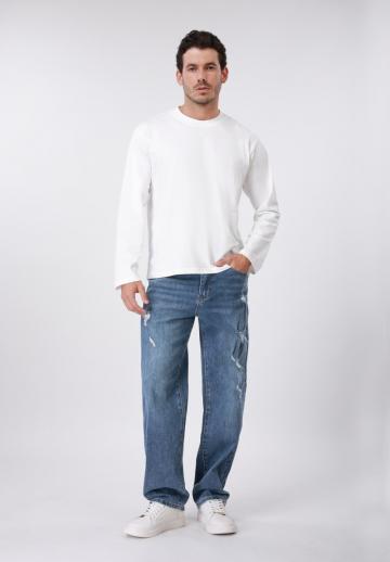 Прямые джинсы