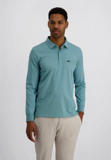 Поло с длинным рукавом