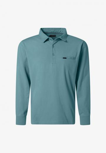 Поло с длинным рукавом