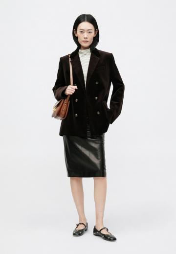 Кожаная юбка