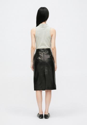 Кожаная юбка