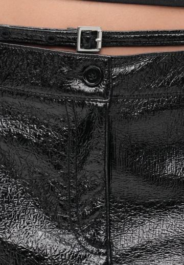Кожаная юбка