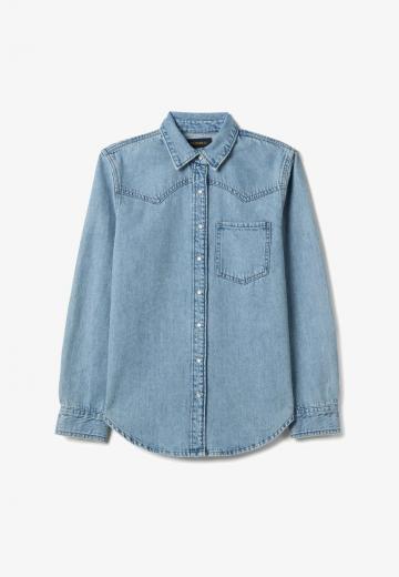 Джинсовая блузка