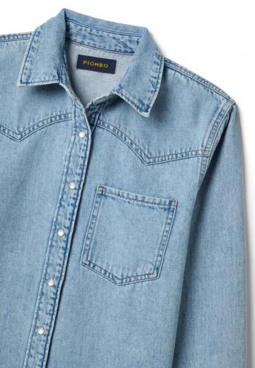 Джинсовая блузка