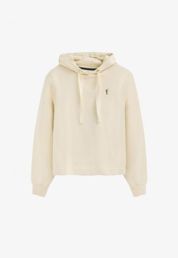 Пуловер с капюшоном