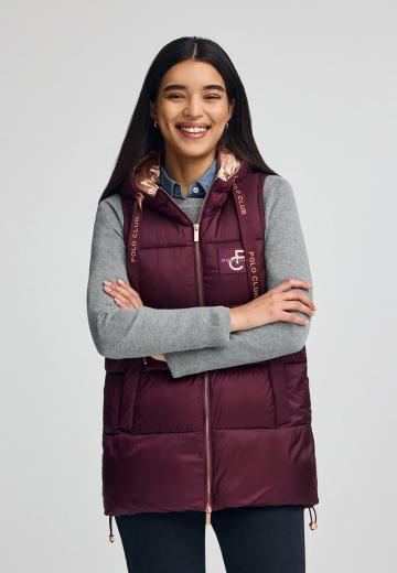 Длинный жилет