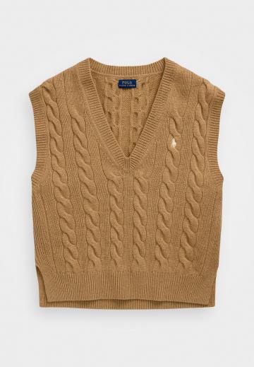 Пуловер без рукавов