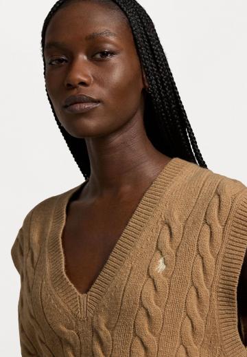 Пуловер без рукавов